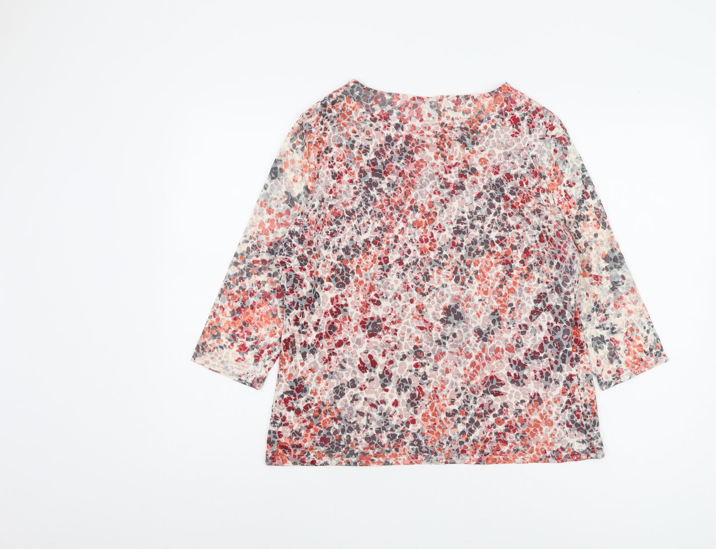 Honor Millburn Women's Floral 3/4 Sleeve Multicoloured Top 14