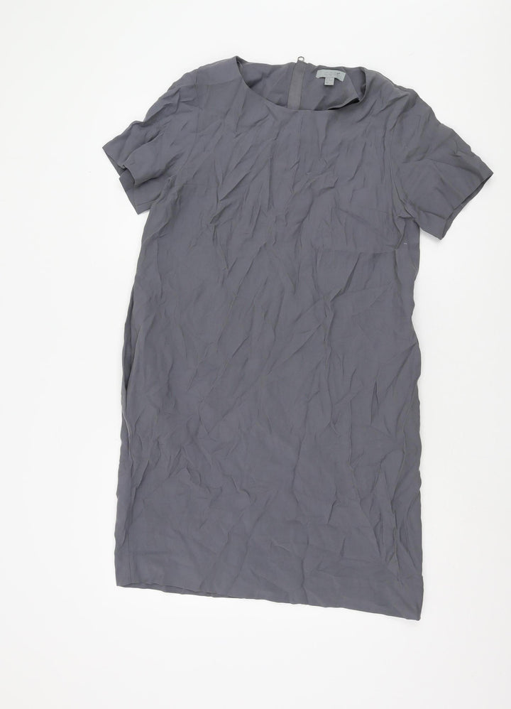 COS Women's Grey Shift Dress - Size 12