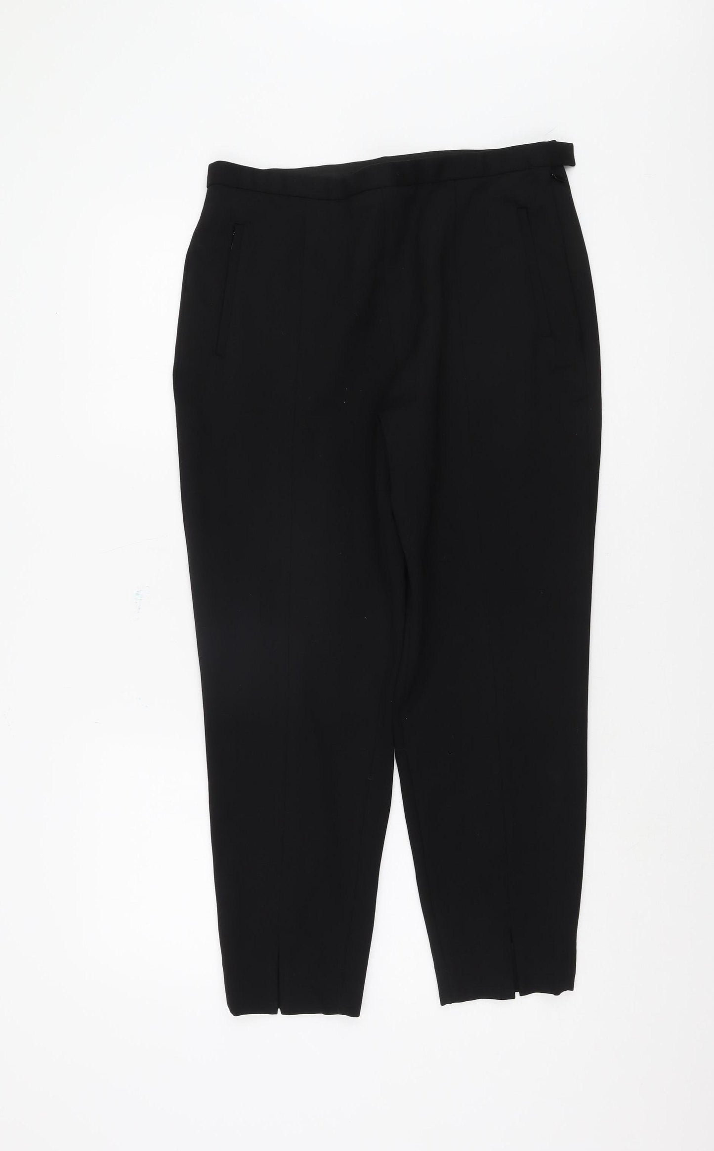 Next Women's Black Straight Trousers Size 14