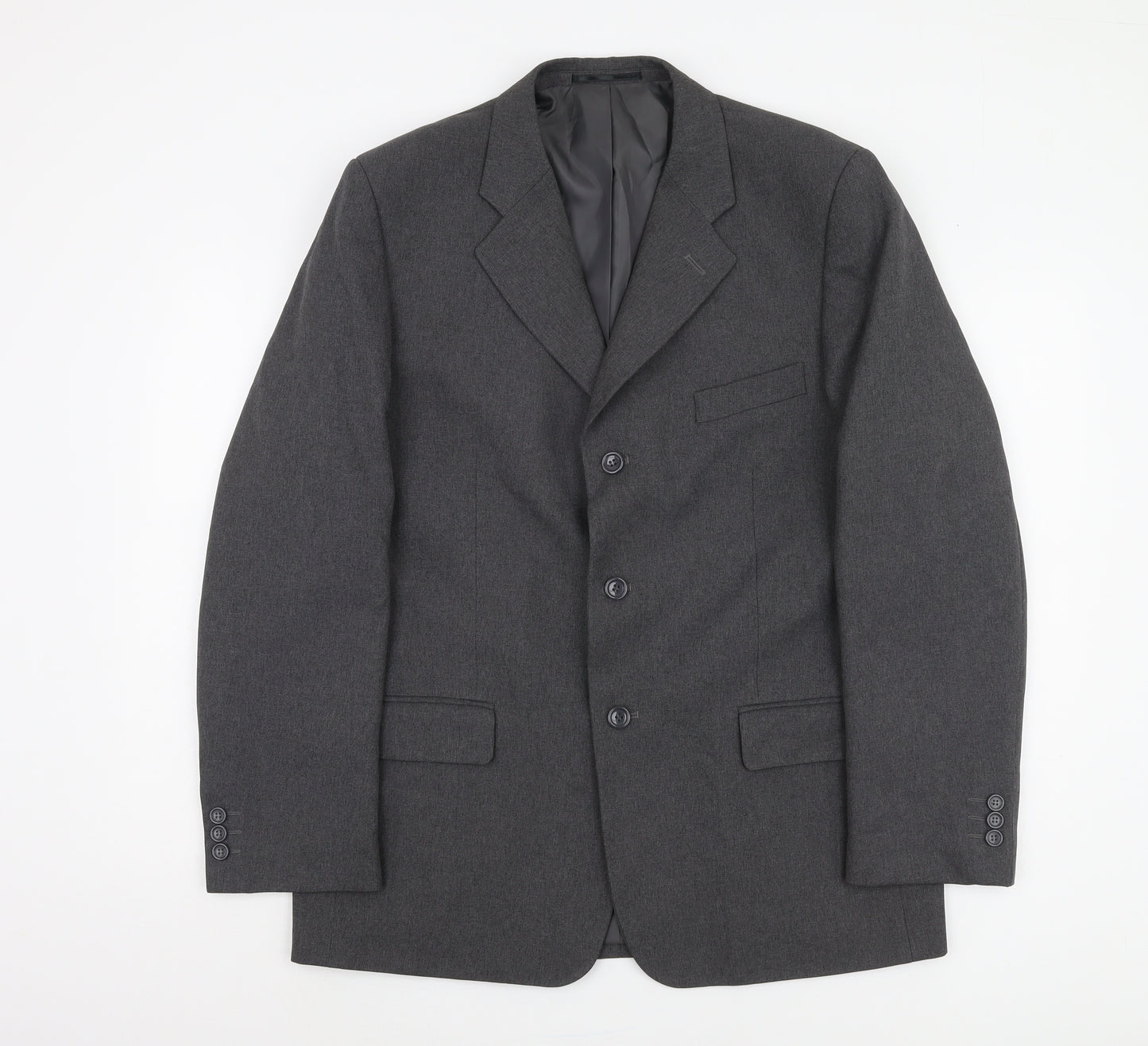 Lincroft Men's Grey Blazer Jacket 40 R Business
