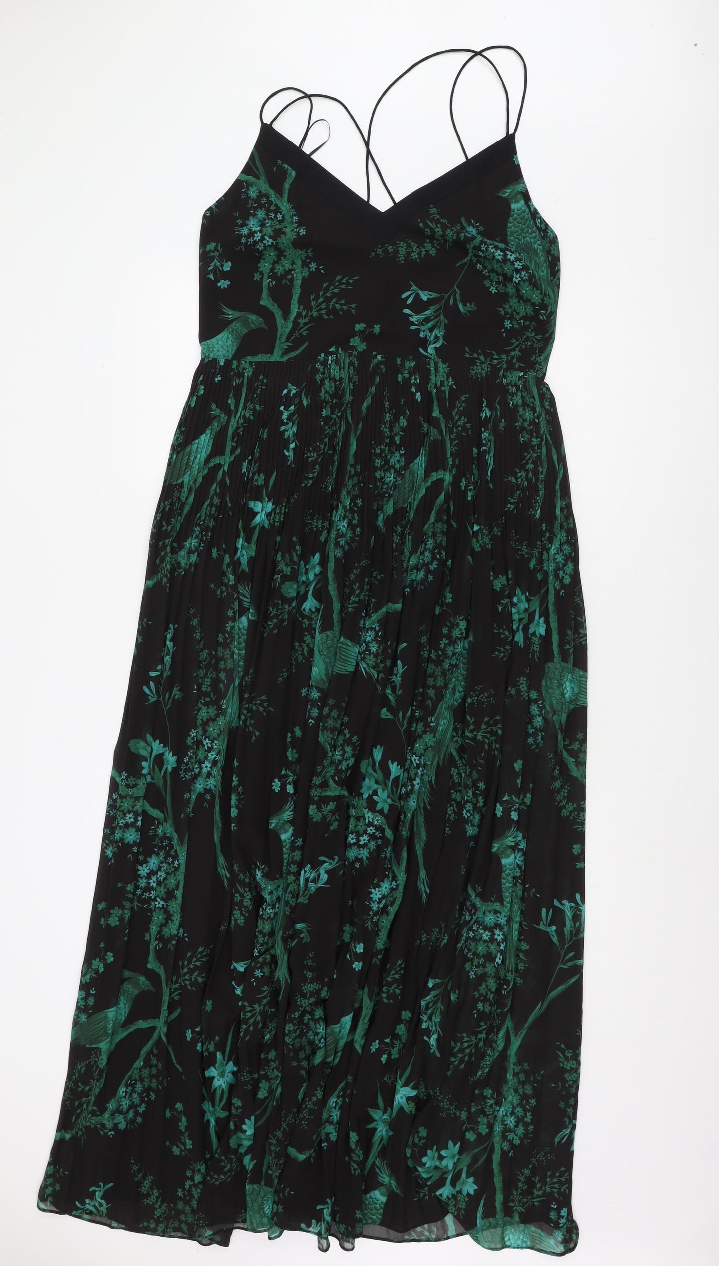 Next Women’s Multicoloured Midi A-Line Dress, Size 12