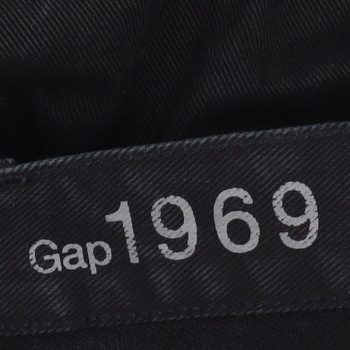 Gap Men's Black Straight Jeans, Size 38X32, Regular Fit