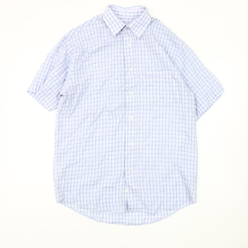 Wolsey Men's Multicoloured Check Short Sleeve Shirt S