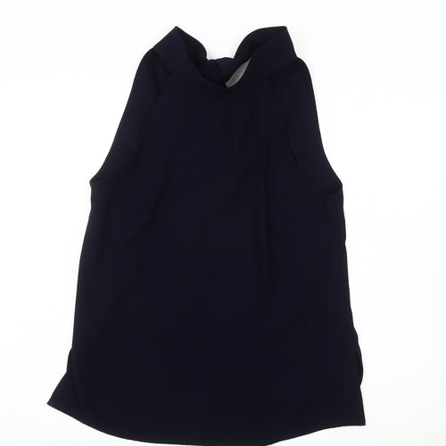 Emma Willis Women's Blue Sleeveless Blouse, Size 12