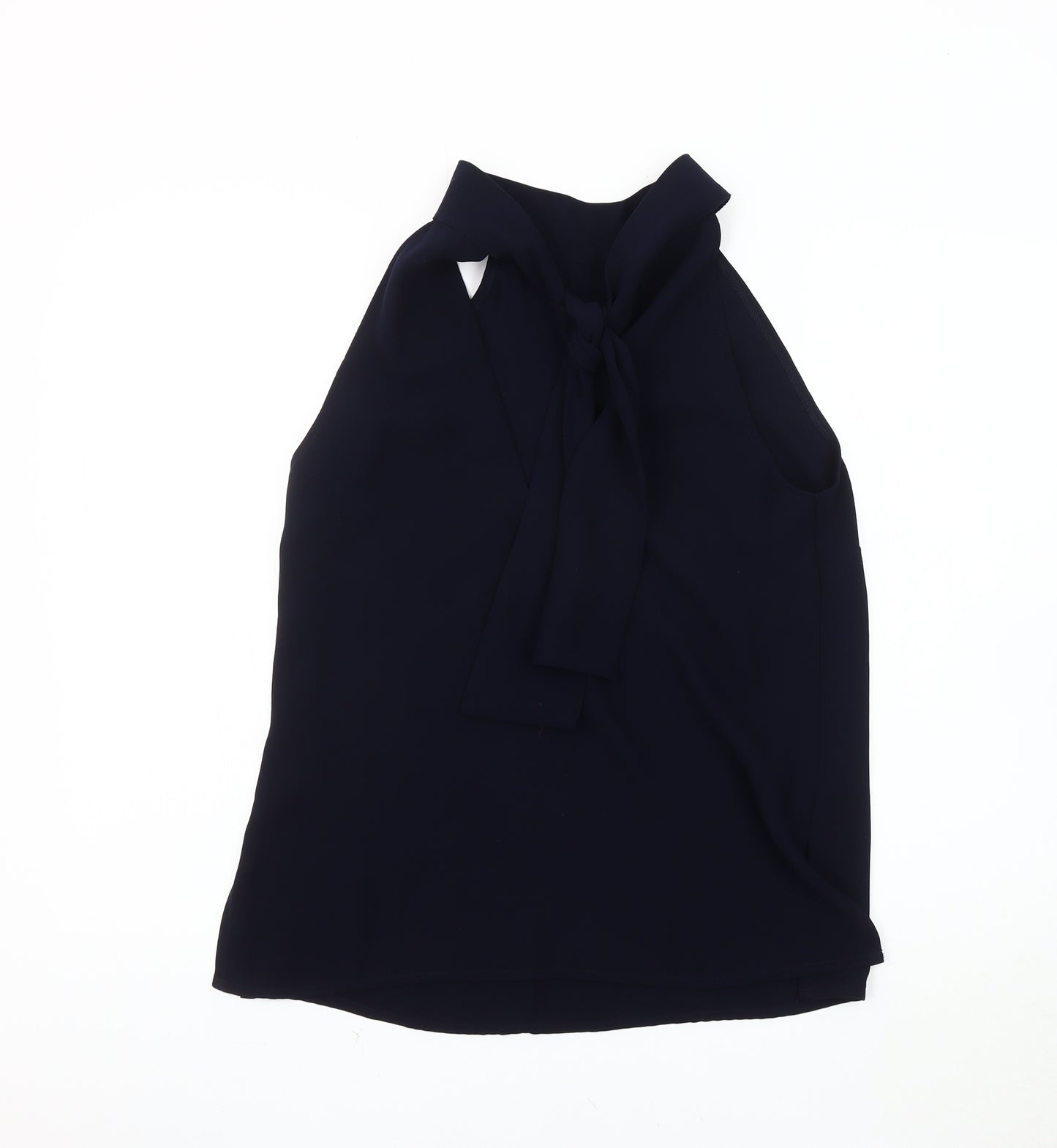 Emma Willis Women's Blue Sleeveless Blouse, Size 12