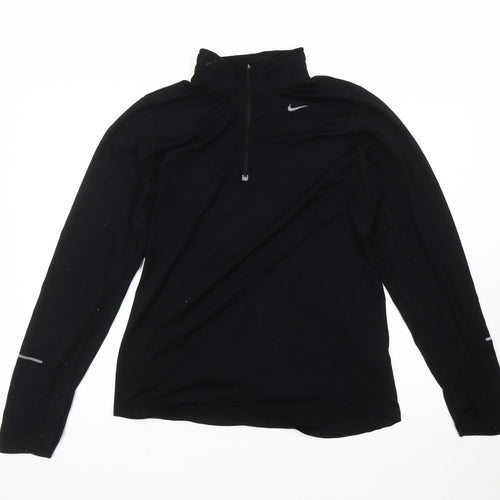 Nike Women's Black Medium Sweatshirt, Athletic, Lightweight