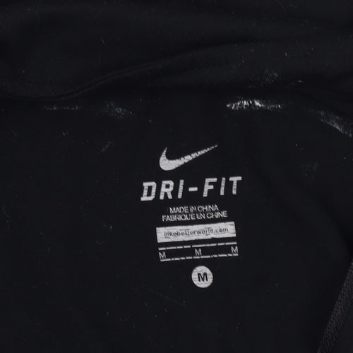 Nike Women's Black Medium Sweatshirt, Athletic, Lightweight