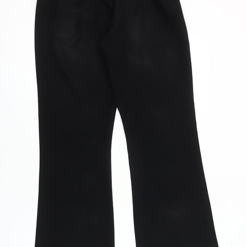 Inline London Women's Black Flared Trousers Size 8