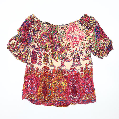 Joe Browns Women's Multicoloured Paisley Tunic Blouse, Size 20