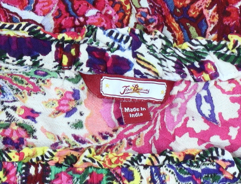 Joe Browns Women's Multicoloured Paisley Tunic Blouse, Size 20