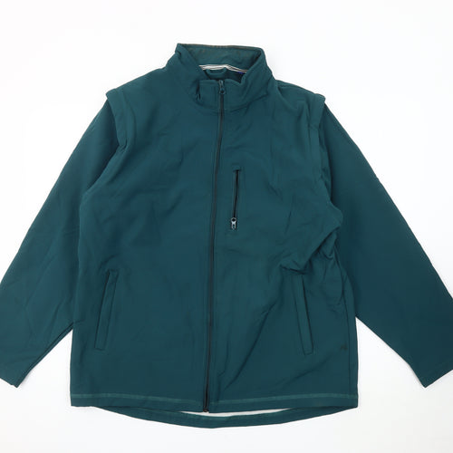 Old Salt Men's Green Soft Shell Jacket L