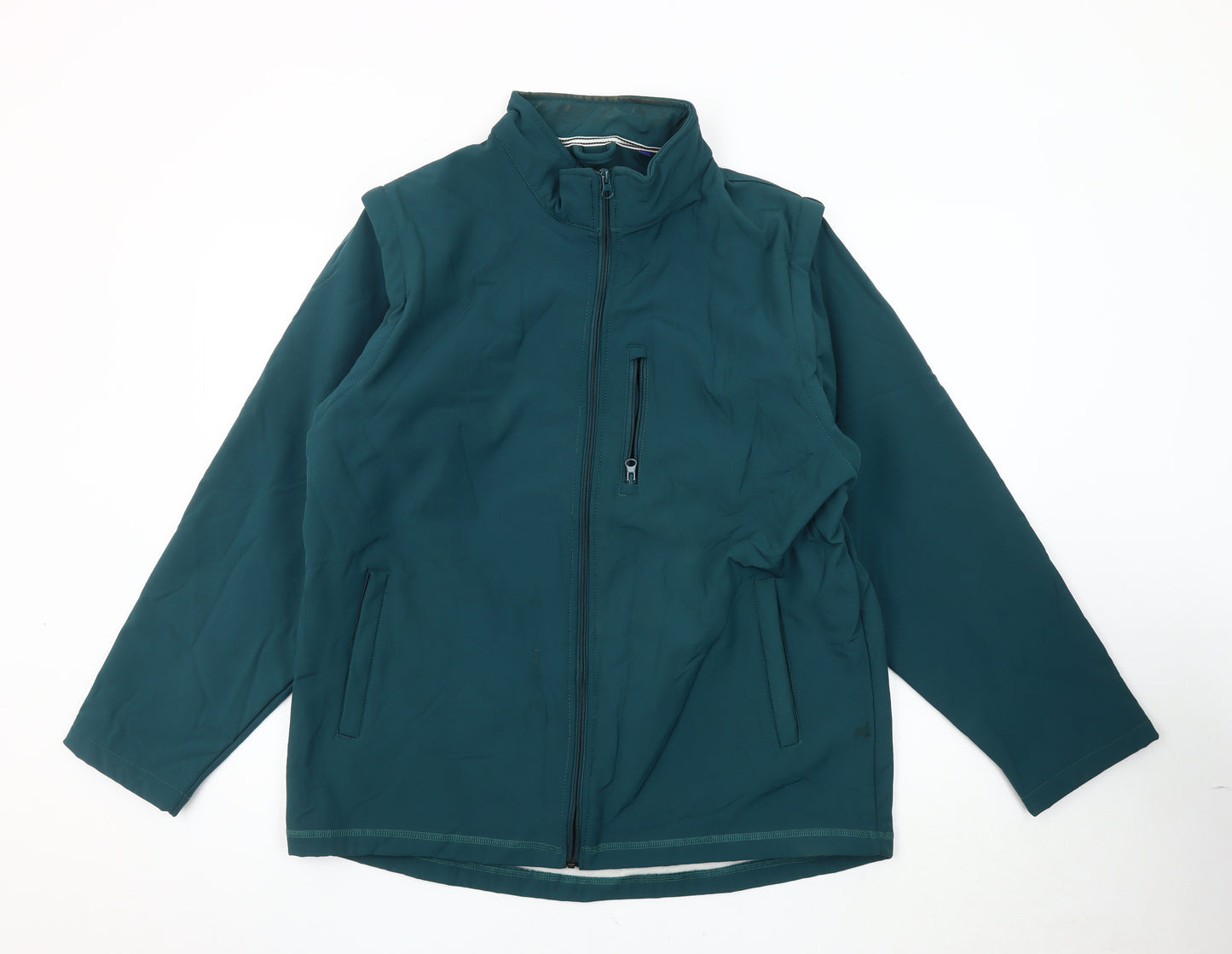 Old Salt Men's Green Soft Shell Jacket L
