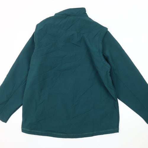Old Salt Men's Green Soft Shell Jacket L
