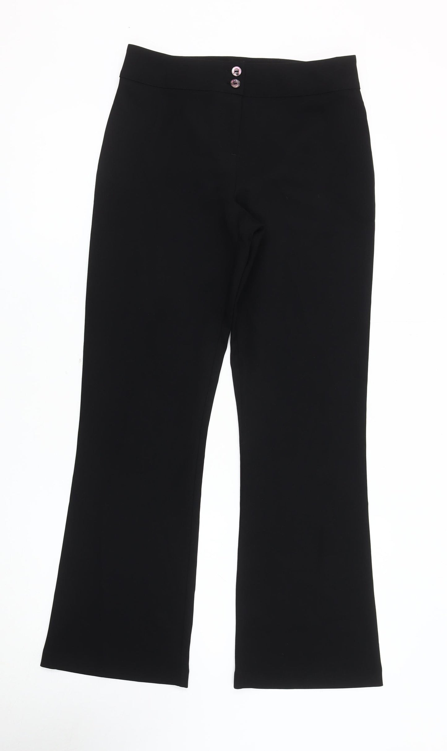 INLINE LONDON Women's Black Trousers Size 6
