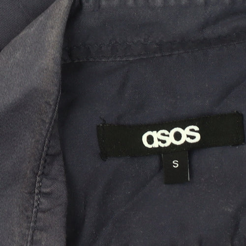 ASOS Men's Blue Button-Up Shirt Long Sleeve Size S