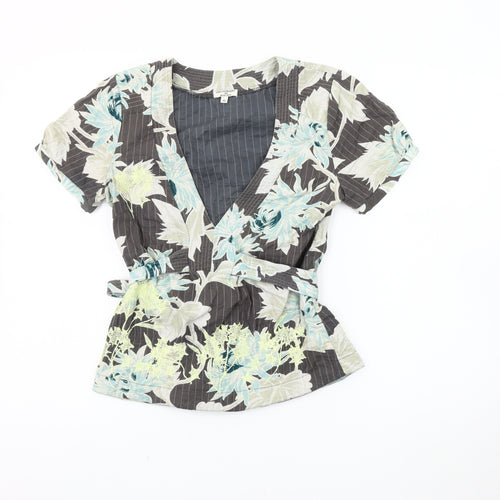 Noa Noa Women's Wrap Blouse XS Multicoloured Floral