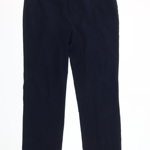 Marks and Spencer Women's Blue Ankle Trousers, Size 12