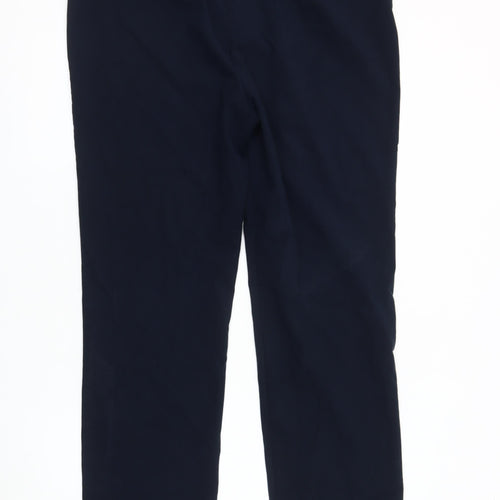Marks and Spencer Women's Blue Ankle Trousers, Size 12
