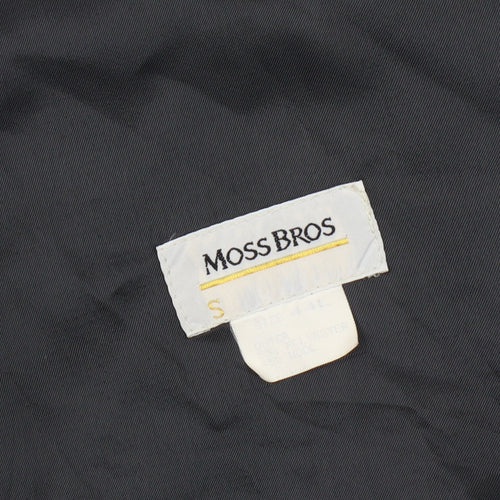 Moss Bros Men's Grey Suit Waistcoat - S