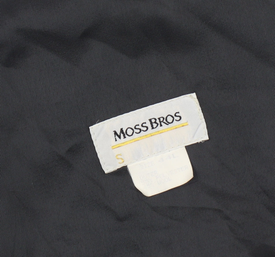 Moss Bros Men's Grey Suit Waistcoat - S