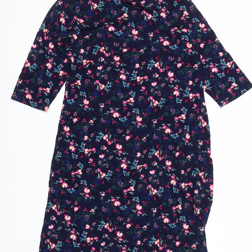 Cotton Traders Floral Dress Women Multicoloured Size 12