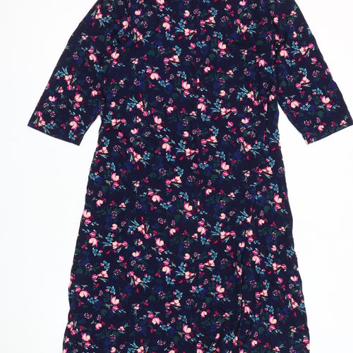 Cotton Traders Floral Dress Women Multicoloured Size 12