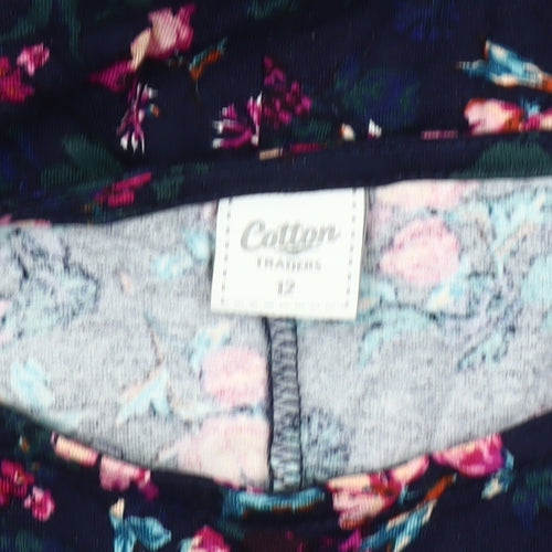 Cotton Traders Floral Dress Women Multicoloured Size 12
