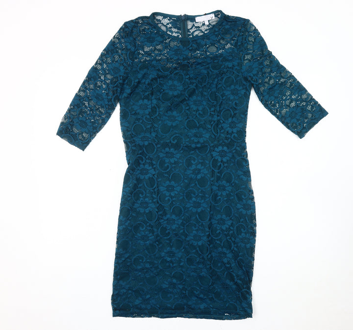 Red Herring Women's Blue Lace Dress Size 10