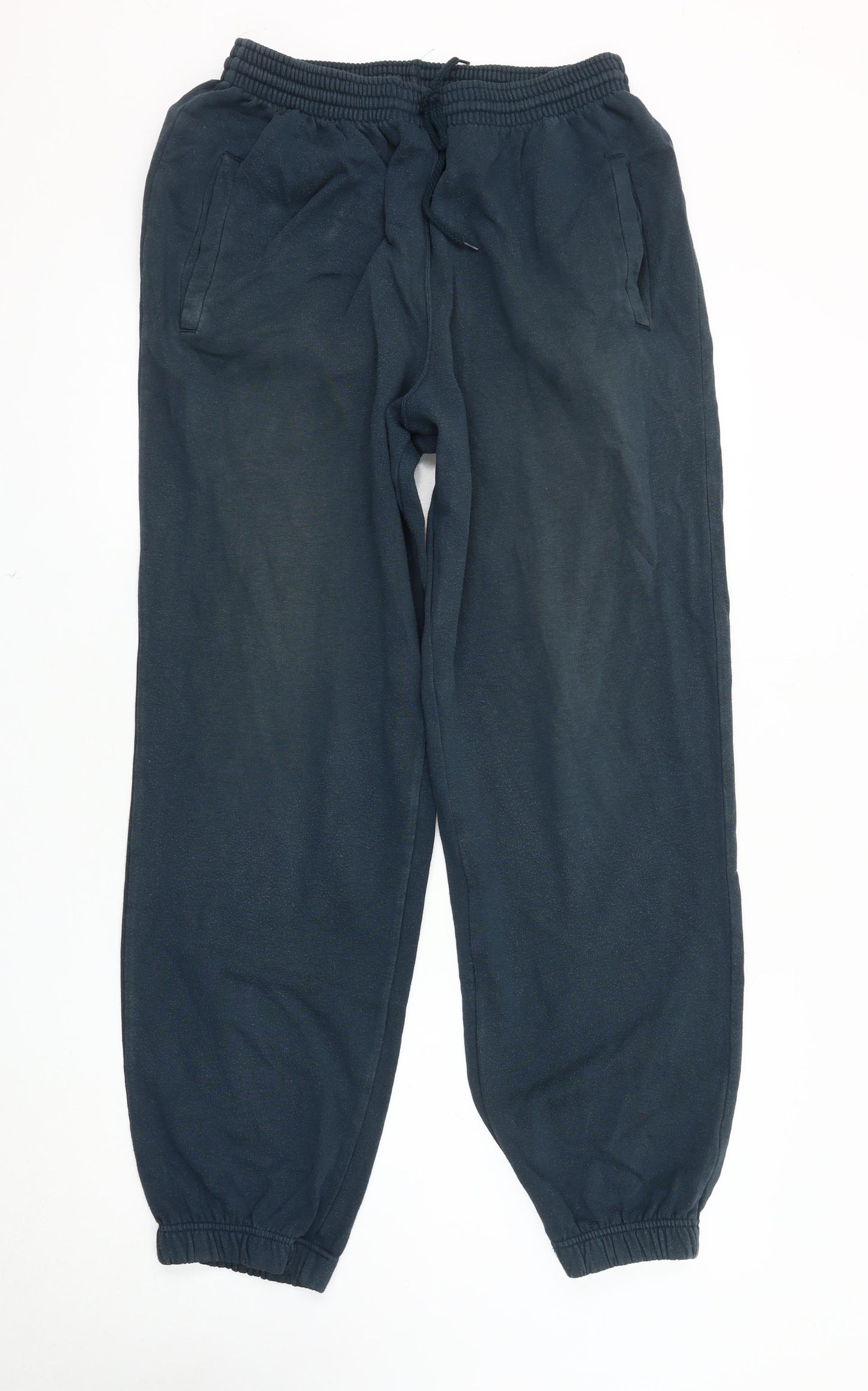 Marks and Spencer Men's Blue Jogger Trousers Size L
