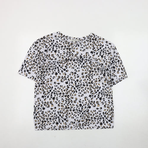 Marks and Spencer Women’s Animal Print T-Shirt, Size 8