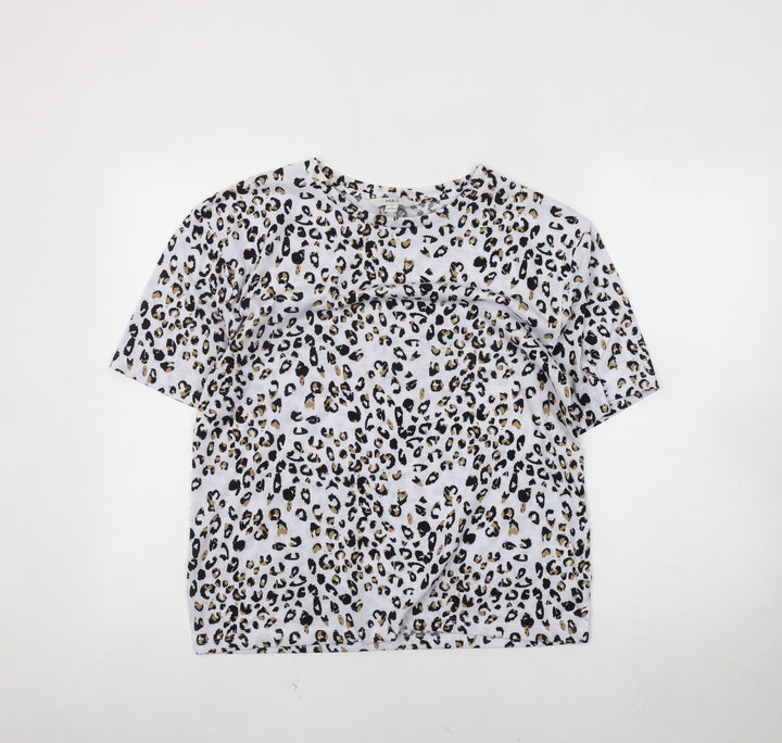Marks and Spencer Women’s Animal Print T-Shirt, Size 8