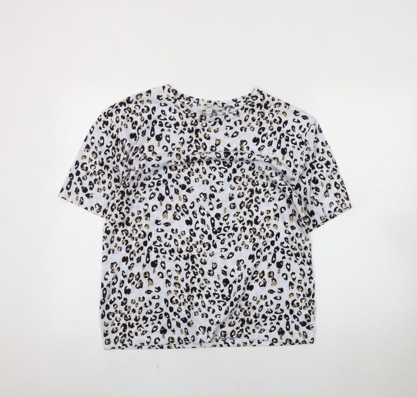 Marks and Spencer Women’s Animal Print T-Shirt, Size 8