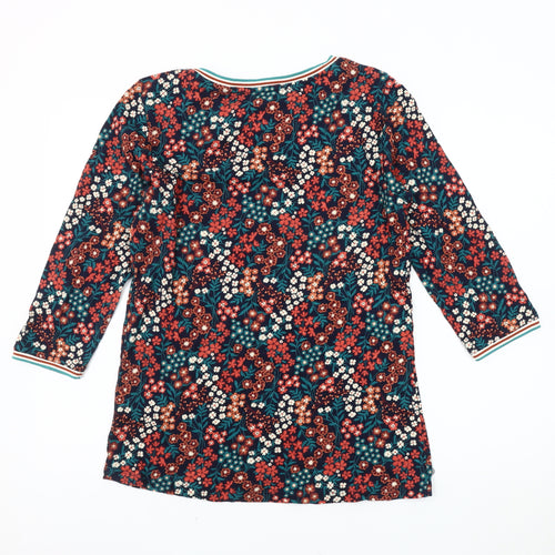 Brakeburn Women's Multicoloured Floral T-Shirt Size 10