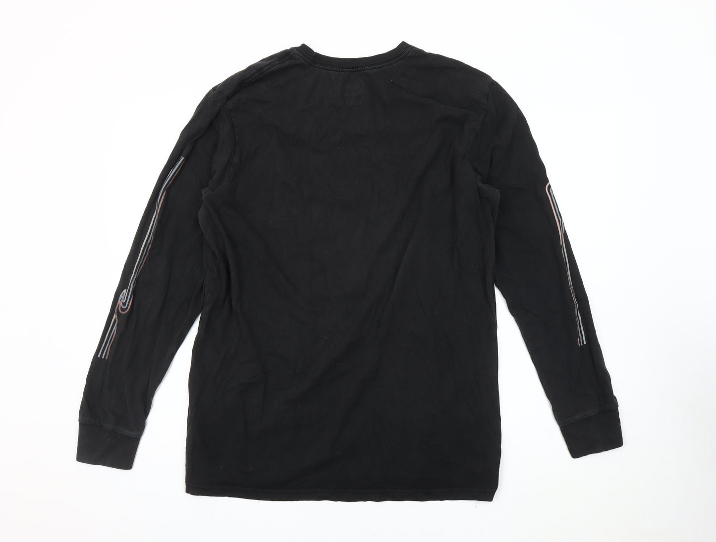 Billabong Men's Black Long Sleeve Logo T-Shirt Size L