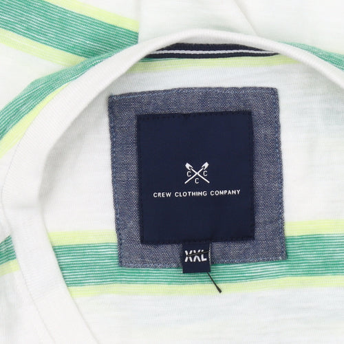 Crew Clothing Men’s Multicoloured 2XL Striped T-Shirt