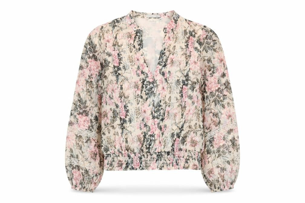 Front view of Oasis Women's Floral Blouse Multicoloured, size 14