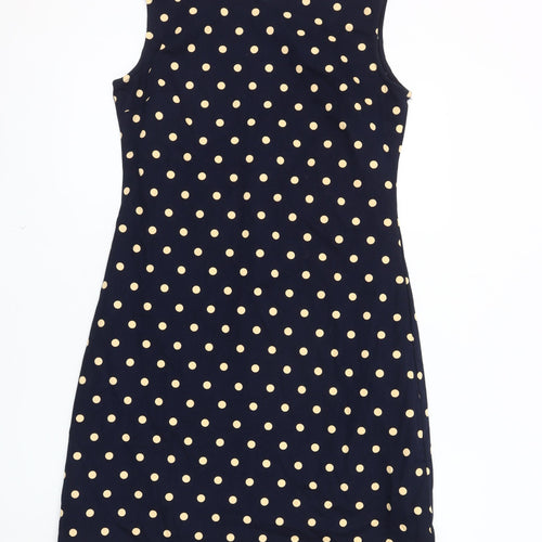 Lindy Bop Women's Blue Polka Dot Dress, UK 12