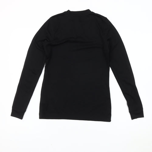 Campri Women's Black XS Long Sleeve Basic T-Shirt