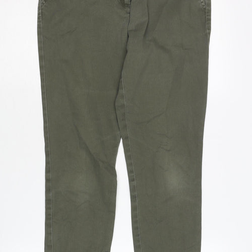 Wallis Women's Green Chino Trousers, Size 10