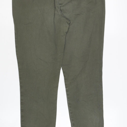 Wallis Women's Green Chino Trousers, Size 10