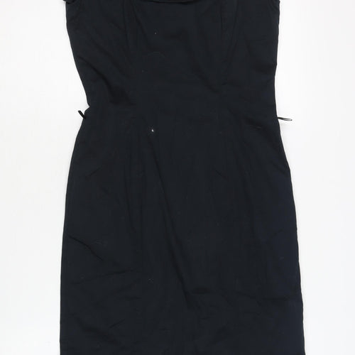 Oasis Women's Black Sheath Dress Size 10