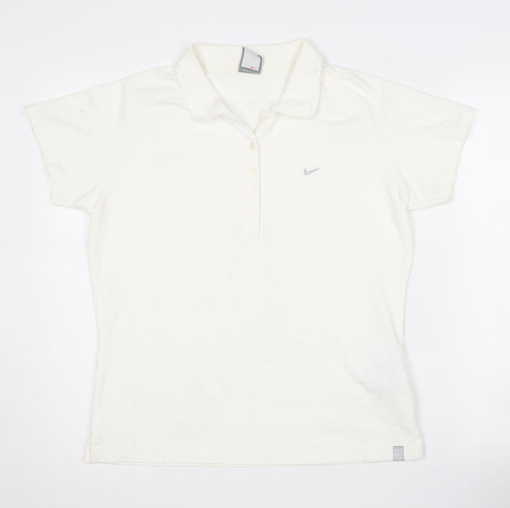 Nike Women's White Polo Shirt XL, Casual Comfort