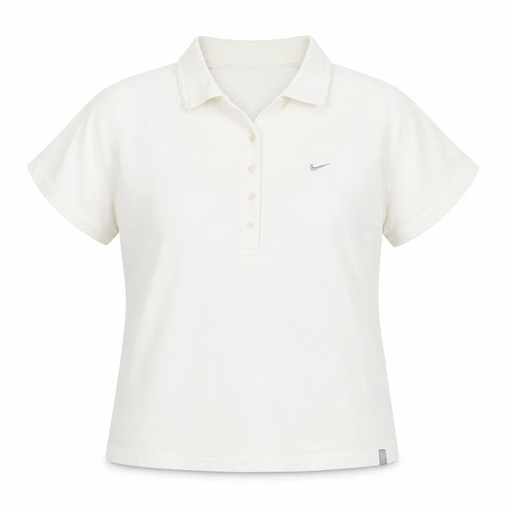 Nike Women's White Polo Shirt XL, Casual Comfort