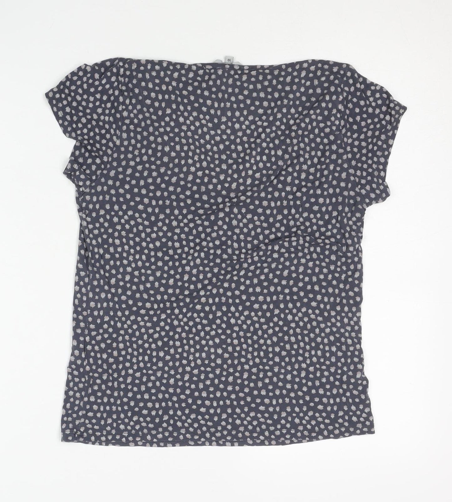 Jasper Conran Women's Blue Animal Print Top Size 10