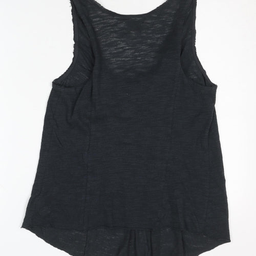 Deletta Women's Black Sleeveless Tank Top - Size S