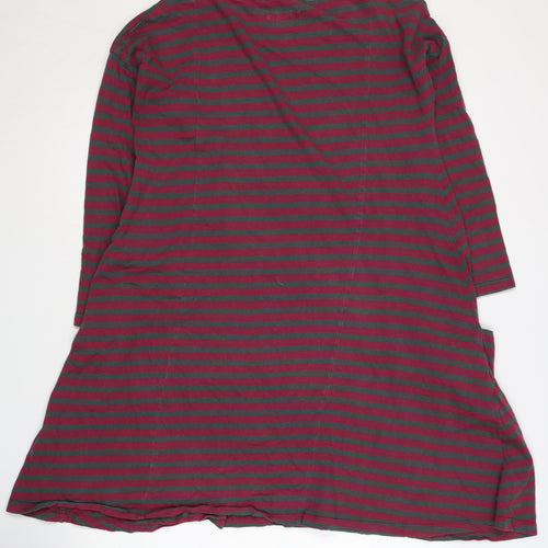 Seasalt Cornwall Women's Multicoloured Stripe T-Shirt Dress Size 10