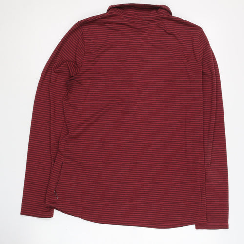 Rohan Women's Red Striped Knit Sweatshirt Size 12