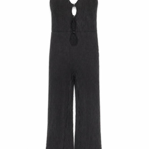 Urban Outfitters Black Halter Knit Women's Jumpsuit M