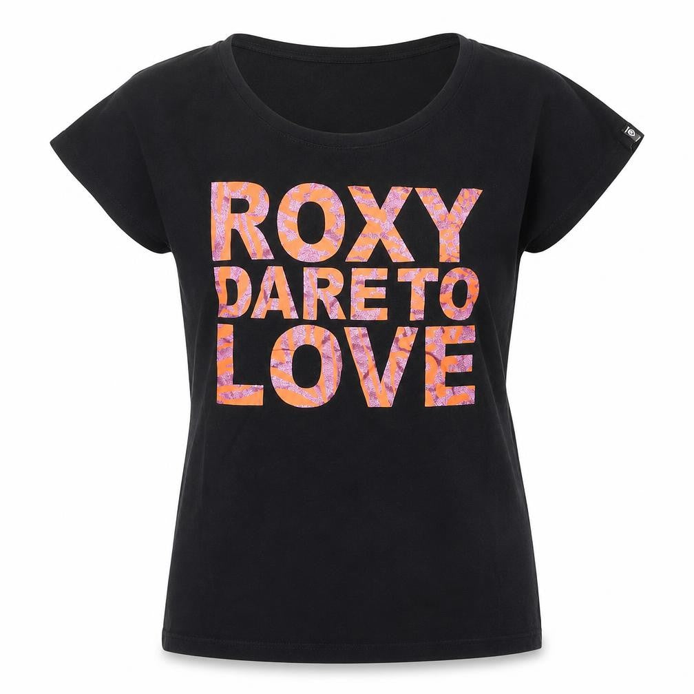 Front view of Roxy Women's Black Medium T-Shirt