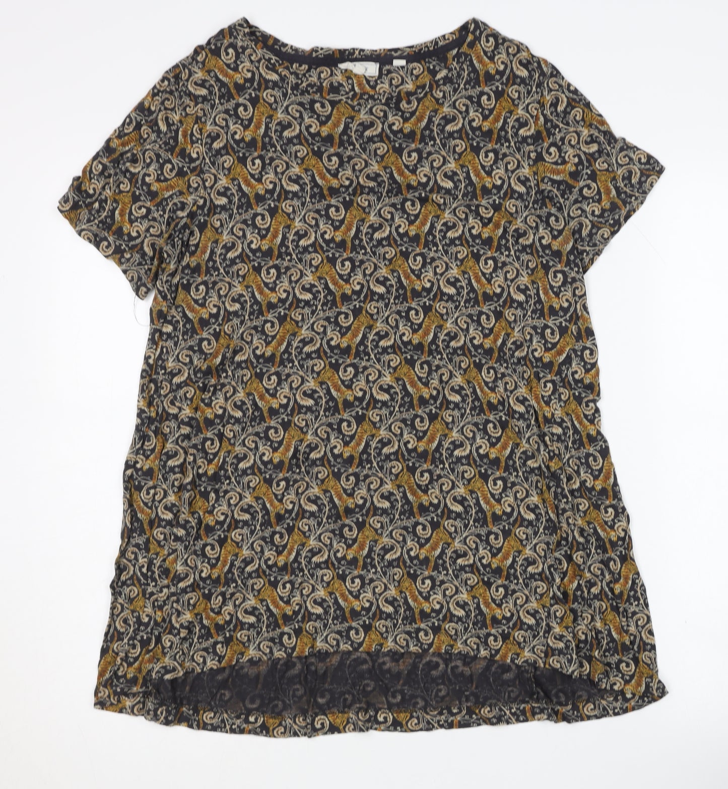 Fat Face Women's Multicoloured Animal Print T-Shirt, Size 10